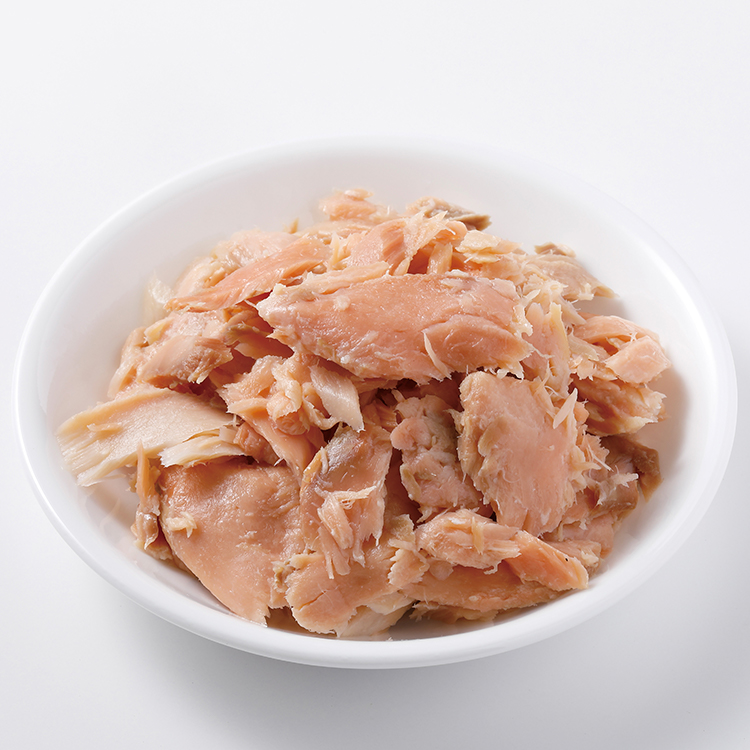 オホーツク秋鮭の山漬け　ほぐし身