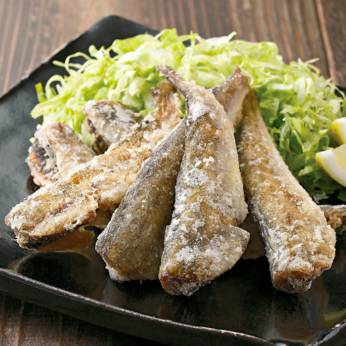 骨までパクリ！フライパンこまい