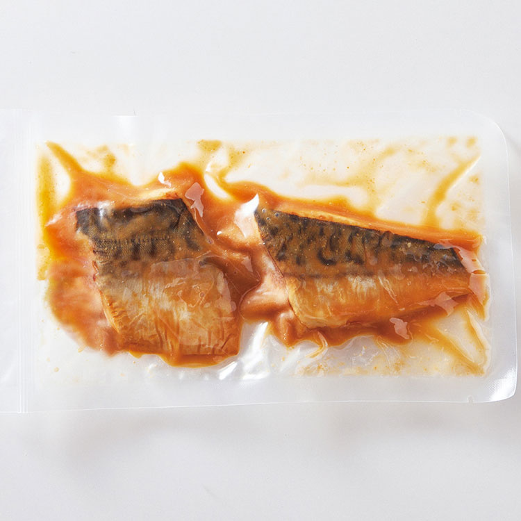 湯せんで簡単！骨取りさばのみそ煮