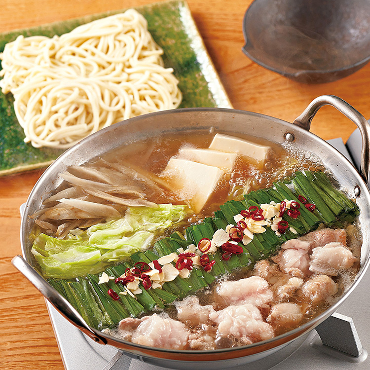 牛生もつ鍋セット（醤油味）