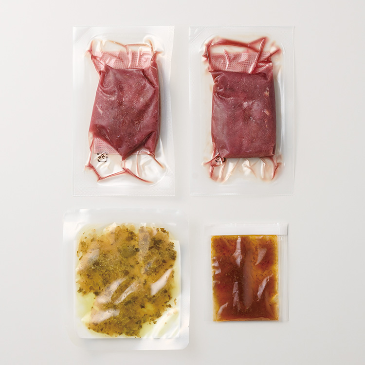 馬肉ユッケ＆タルタルステーキセット