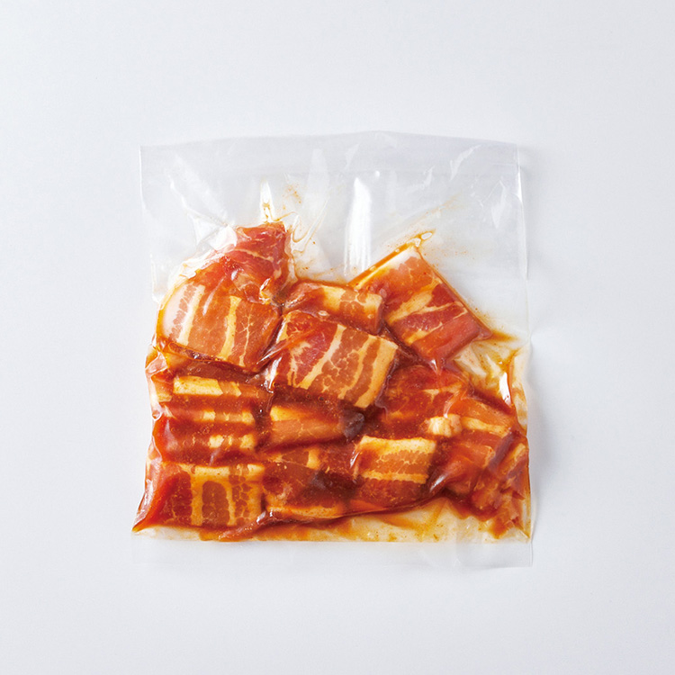 豚バラ肉のたれ漬け