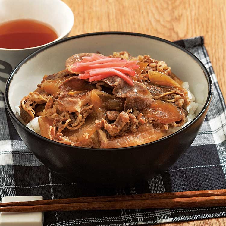 レンジ用牛丼の素