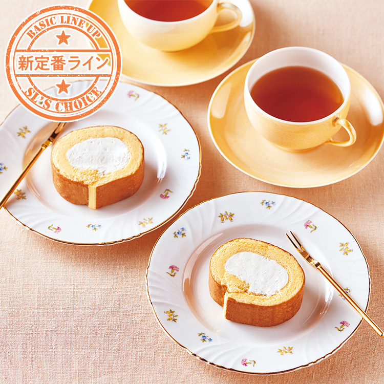 カットロールケーキ