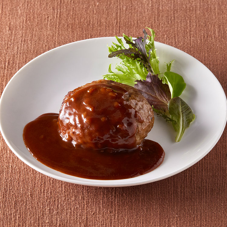 ４Ｘビーフのハンバーグ～デミグラスソースを添えて～