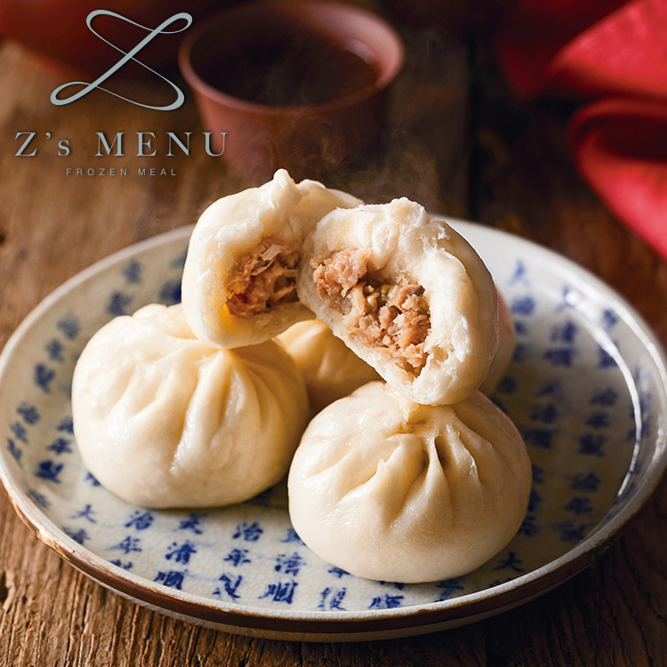 中華街で並んで食べた肉饅頭