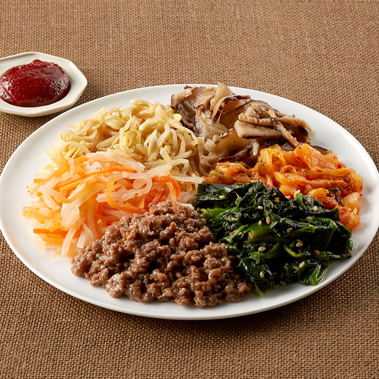 焼肉屋さんの彩りビビンバ