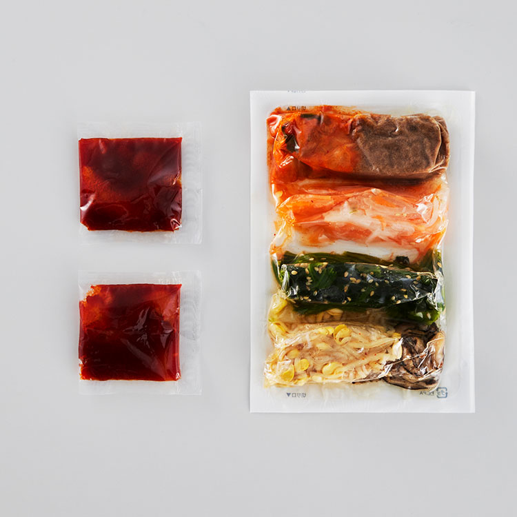 焼肉屋さんの彩りビビンバ