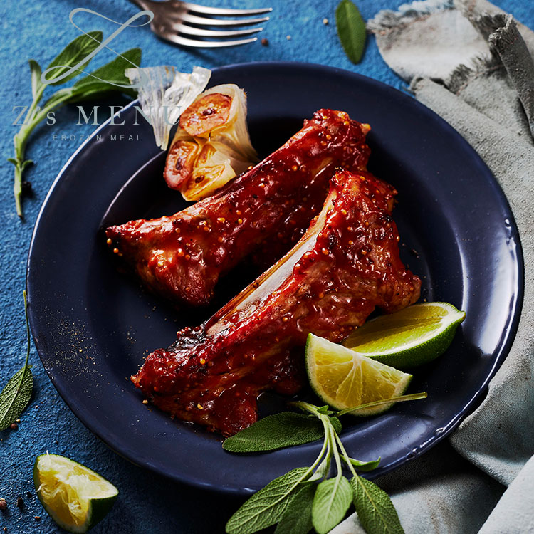 ホームステイ先で食べたスペアリブ