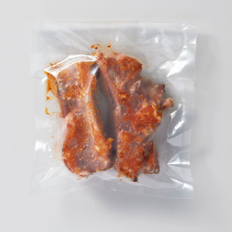 ホームステイ先で食べたスペアリブ