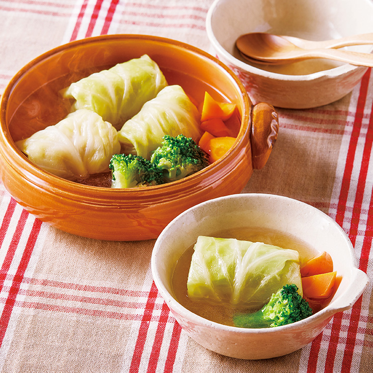 手巻きロールキャベツ