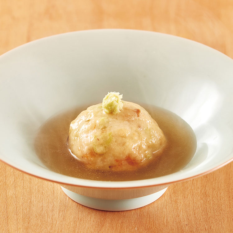 海老と山芋のしんじょう