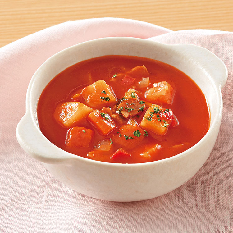 たっぷり具材のミネストローネ