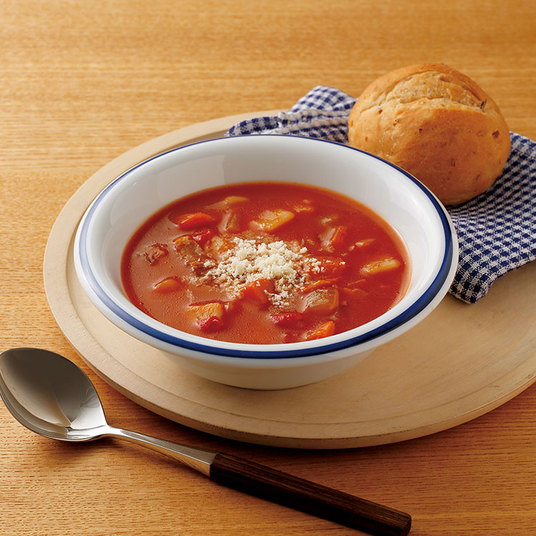 たっぷり具材のミネストローネ