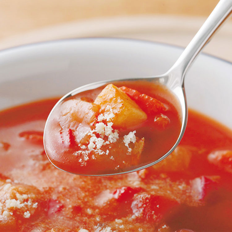 たっぷり具材のミネストローネ