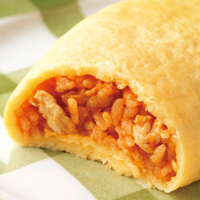 レンジで簡単！オムライス