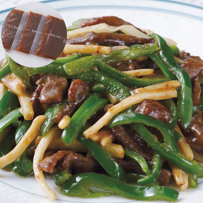 ビバシェフ青椒肉絲（チンジャオロースー）用ソース