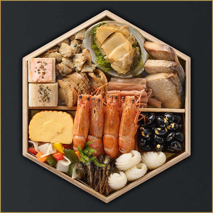 加賀亀甲重【和風三段重】