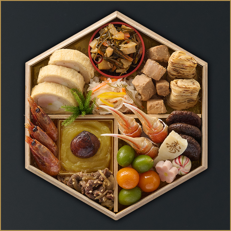 加賀亀甲重【和風三段重】