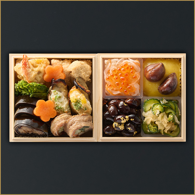 宝祥【和風五箱三段重ね】