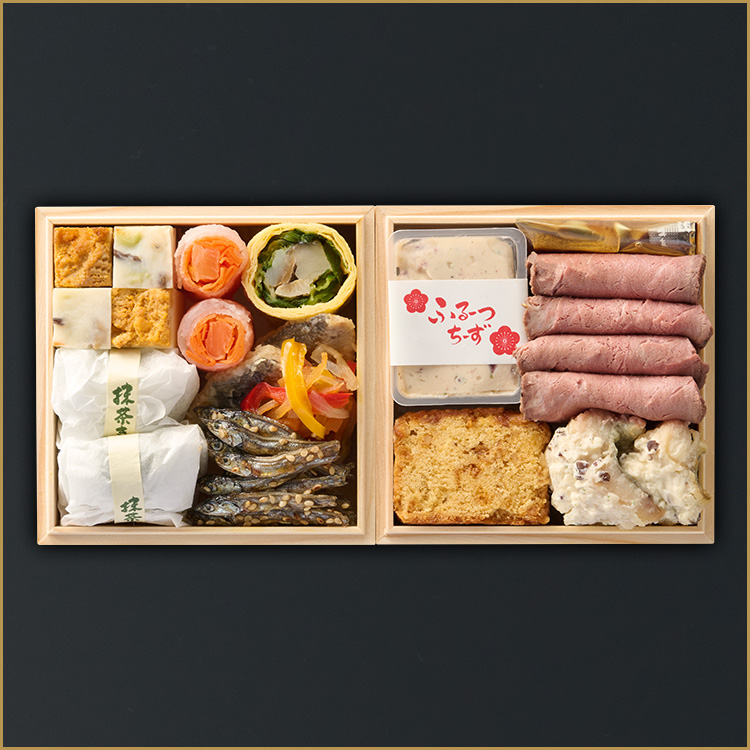 宝祥【和風五箱三段重ね】