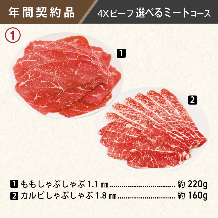 2025年　選べるビーフコース