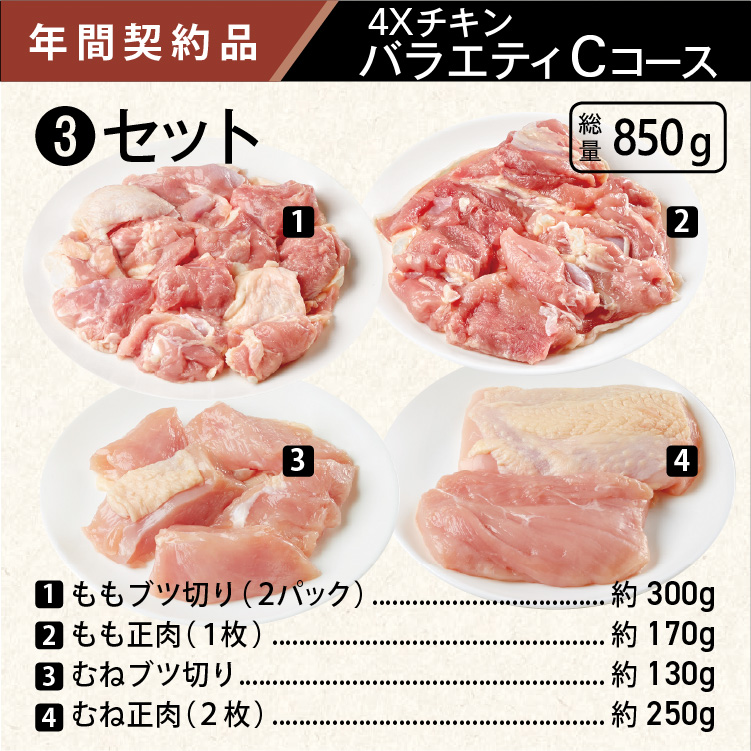 2025年　チキンバラエティCコース