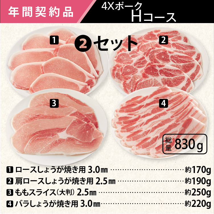 2025年　ポークHコース