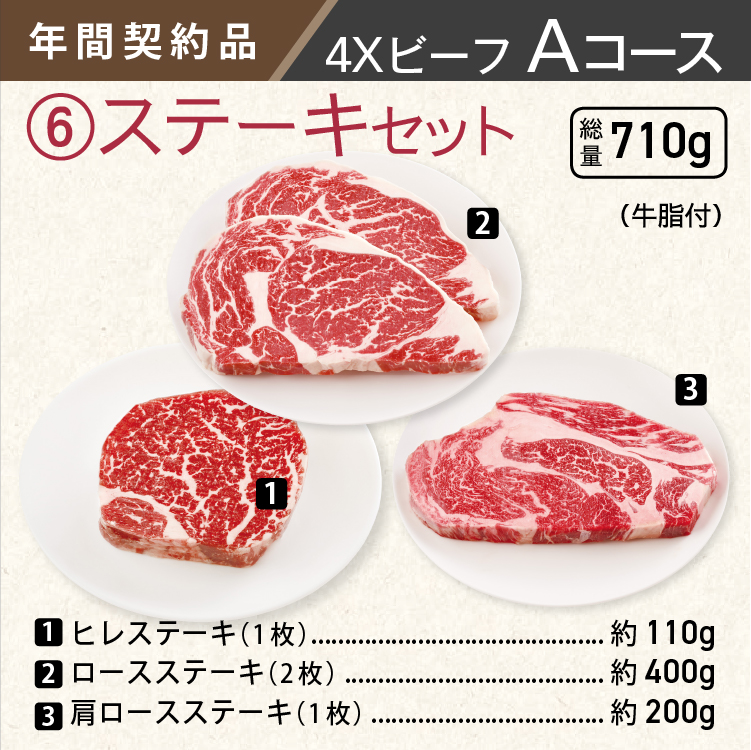 2025年　ビーフAコース