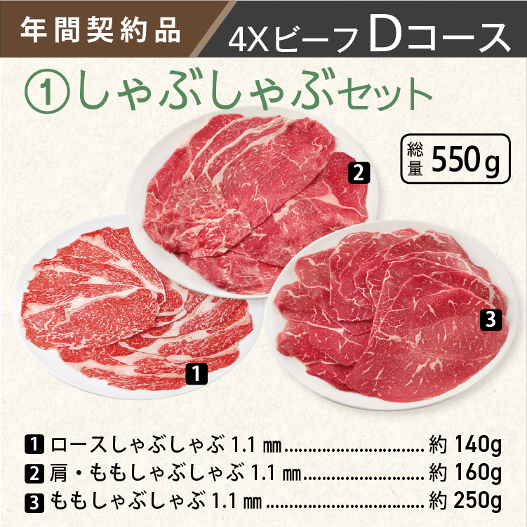 2025年　ビーフDコース