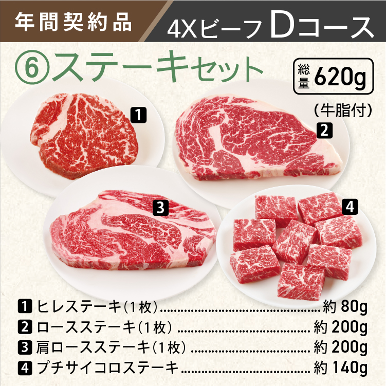 2025年　ビーフDコース