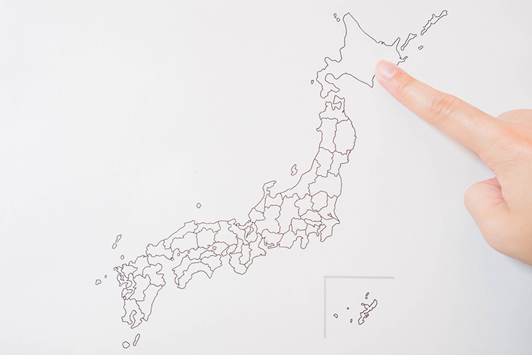 写真:日本地図