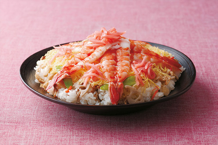 写真:紅白なますのちらし寿司