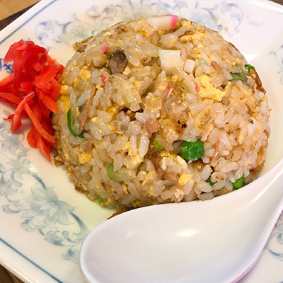 写真:筑前煮を使ったチャーハン