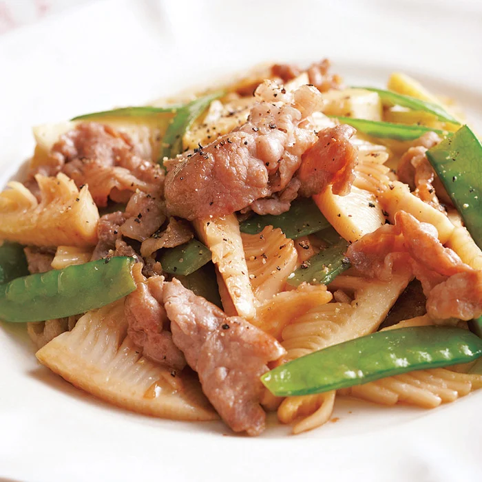 写真:オーガニックたけのこ(トップカット)