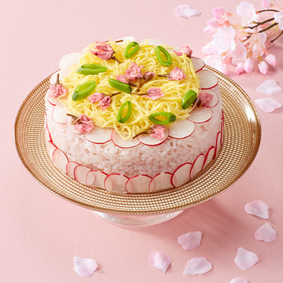 写真:さくら寿司ケーキ