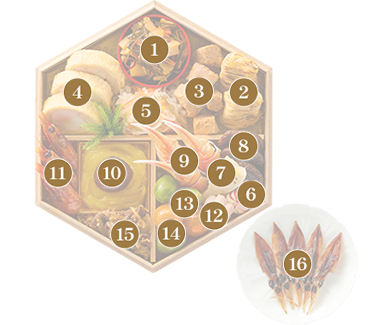 画像：お品書き番号