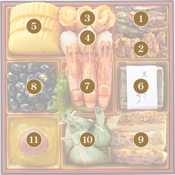 画像：お品書き番号