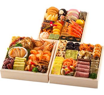 画像：北の雅 和風・洋風・中華三段重