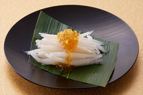 画像:甘酢白魚のかけぽんジュレ