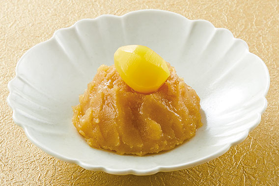 画像:りんごきんとん(栗甘露煮)