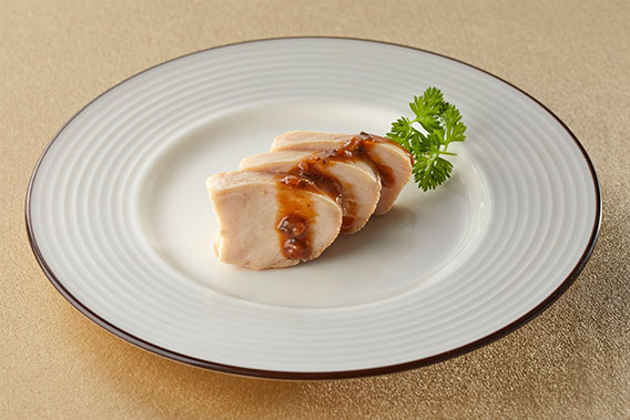 画像:4Xチキンのコンフィ〜トリュフソース添え