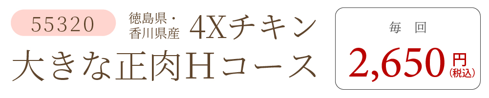 4XチキンHコース