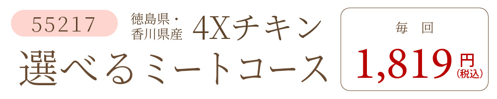 4Xチキン選べるミートコース