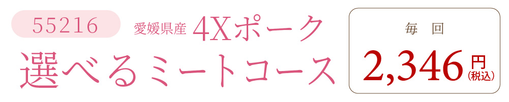 4Xポーク選べるミートコース