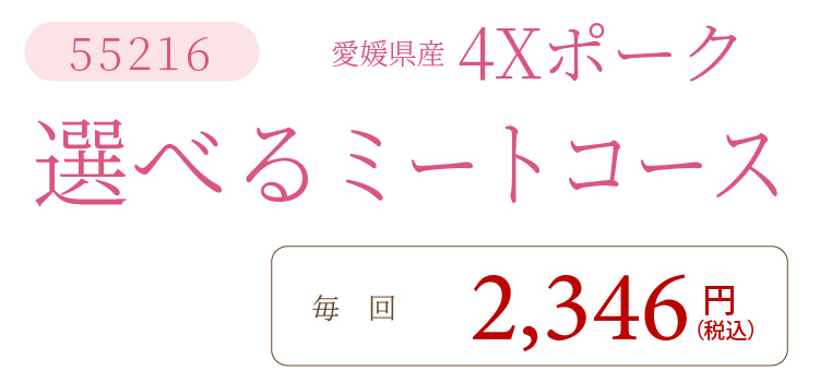 4Xポーク選べるミートコース