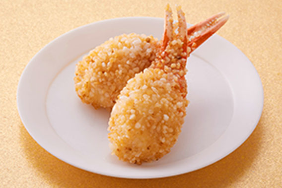 カニ爪玄米揚げ