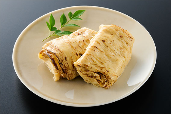 焼目湯葉巻含め煮