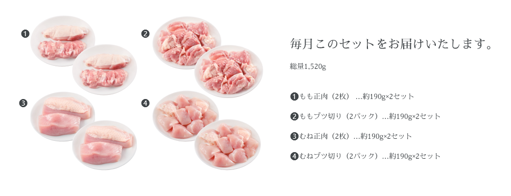 4XチキンEコースセット