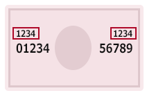 画像：アメリカン・エクスプレスの場合のセキュリティコード